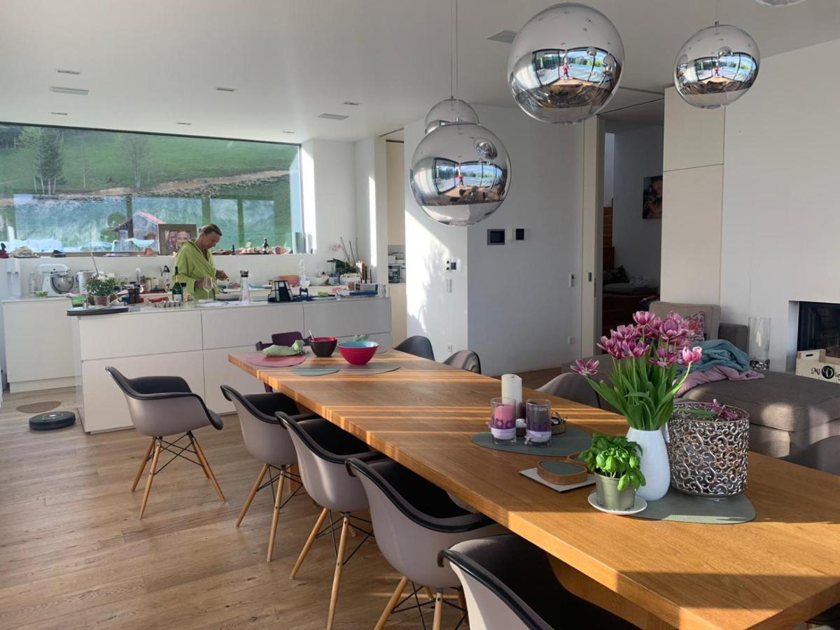 Attersee Luxury Design Villa With Dream Views, Large Pool And Sauna Nussdorf am Attersee Exterior photo